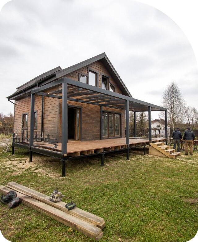 Пристройка на сваях в Пыти-Яхах по цене 457785 | РадиДОМА-Пть